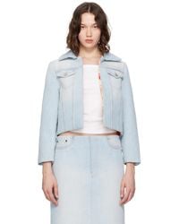 Acne Studios - Padded Denim Jacket - Lyst