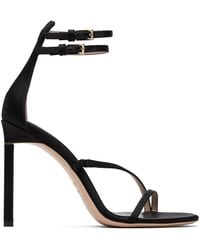 Tom Ford - Satin T Ankle Strap Sandals - Lyst