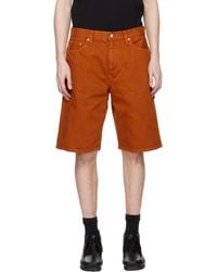vowels - Overdyed Painter Shorts - Lyst
