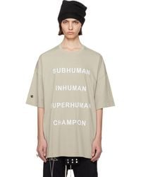 Rick Owens - Off- Champion Edition Tommy T-Shirt - Lyst