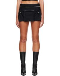 Dion Lee - Minijupe Cargo Utilitaire Noire - Lyst