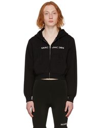 Womens Activewear gym and workout clothes Marc Jacobs Cotton The Sweatshirt in Black gym and workout clothes Marc Jacobs Activewear 