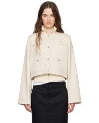Moncler - Off- Chatel Denim Jacket - Lyst