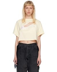 Undercover - Yellow 'angel' T-shirt - Lyst