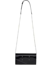 Maison Margiela - Black Four Stitches Chain Wallet - Lyst