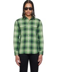 Tom Ford - Grand Degrade Check Western Shirt - Lyst