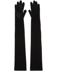 balenciaga velvet gloves