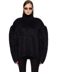 Acne Studios - Padded Wool Sweater - Lyst