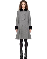Comme des Garçons - Wool Nylon Tweed Fine Pattern Coat - Lyst