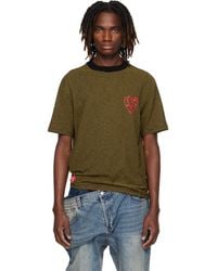 ANDERSSON BELL - Essential Heart Logo Stripe T-Shirt - Lyst