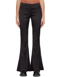 Acne Studios - Black Flared Trousers - Lyst