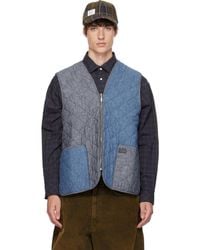 A.P.C. - Barbour Edition Zip-In Quilt Liner Vest - Lyst