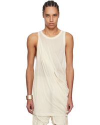 Rick Owens - Off- Hollywood Anthem Tank Top - Lyst