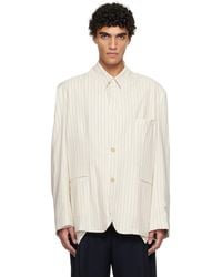 Hed Mayner - Linen Blazer - Lyst