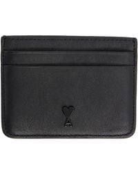 Ami Paris - Smooth Leather Ami De Coeur Card Holder - Lyst