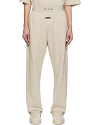 Fear Of God - Taupe Bonded Sweatpants - Lyst