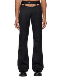 K.ngsley - Ssense Exclusive Raver Trousers - Lyst