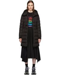 Moncler Black Down Betulong Hooded Coat