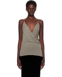 Rick Owens - Tower Draped Top - Lyst