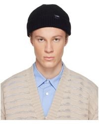 MM6 by Maison Margiela - Ribbed Wool Beanie - Lyst
