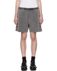 Acne Studios - グレー コットン ショートパンツ - Lyst