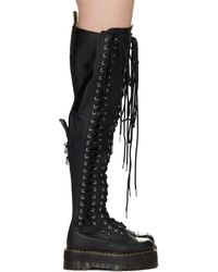 Dr. Martens - Black 28-eye Extreme Max Knee High Boots - Lyst