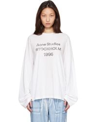 Acne Studios - Off- Sprayed 1996 Logo T-Shirt - Lyst