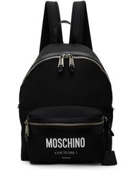 Moschino - Sac à dos ' couture' noir - Lyst