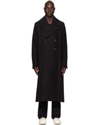 Rick Owens - Brown New Bell Coat - Lyst