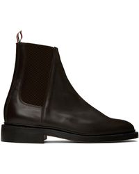 Thom Browne - Brown Classic Chelsea Boots - Lyst