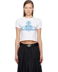 Vivienne Westwood - ホワイト Paris Orb Peru ミニTシャツ - Lyst