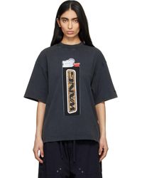 Alexander Wang - Oversized Graphic T-Shirt - Lyst