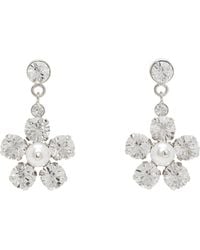 Simone Rocha - Mini Daisy Drop Earrings - Lyst