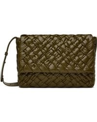 Bottega Veneta - Khaki Rumple Messenger Bag - Lyst