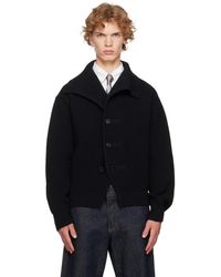Dries Van Noten - Chunky Wool Cardigan - Lyst