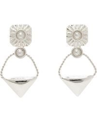 Toga - Triangle Pierced Earrings - Lyst
