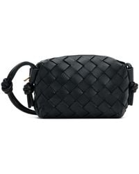 Bottega Veneta - Loop Mini Intrecciato Leather Camera Bag - Lyst