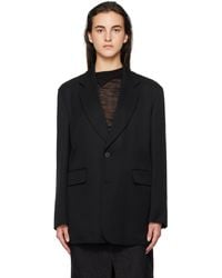 WOOYOUNGMI - Wool Single Blazer - Lyst