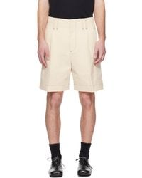 Lanvin - Off- High-Waisted Shorts - Lyst