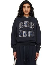 Anine Bing - Harry Shrunken Sweatshirt - Lyst