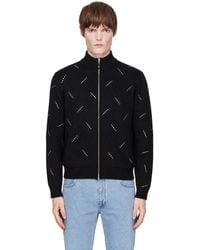 Ernest W. Baker - Swarovski Embellished Knit Track Jacket - Lyst