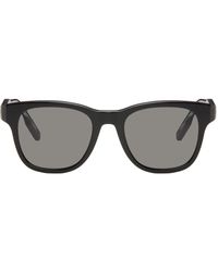 ZEGNA - Black Acetate Sunglasses - Lyst