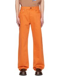 Orange Jeans for Men | Lyst