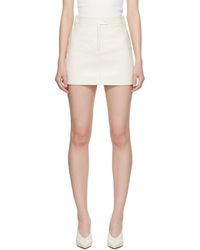 Courreges - Off- Reedition Vinyl Miniskirt - Lyst