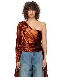 Zimmermann - Illustration Asymmetric Blouse - Lyst