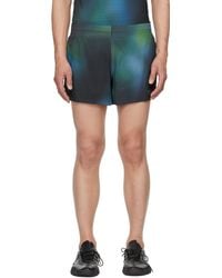 Y-3 - グリーン Allover Print Running ショートパンツ - Lyst