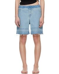 Christopher Esber - Deconstruct Denim Shorts - Lyst
