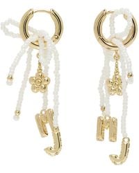 Marc Jacobs - 'The Beaded Mj' Earrings - Lyst
