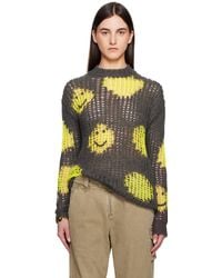 Acne Studios - Embroidered Mohair Sweater - Lyst