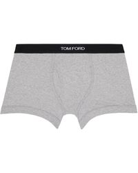 Tom Ford - Gray Classic Fit Boxer Briefs - Lyst